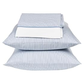 Springmaid&reg; Chambray Stripe Sheet Set - Twin&nbsp;