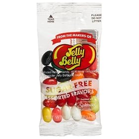 Jelly Belly Sugar Free Jelly Beans, Assorted Flavors, 1-Ounce Bags (Pack of 36)