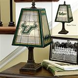South Florida Bulls USF Glass Light Desk Table Lamp