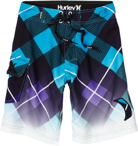 Hurley Boys 2-7 Connect Boardshorts, Baby Cyan, 6