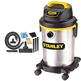 Stanley 2.8hp 4 Gallon Stainless Steel Wet/dry Vac