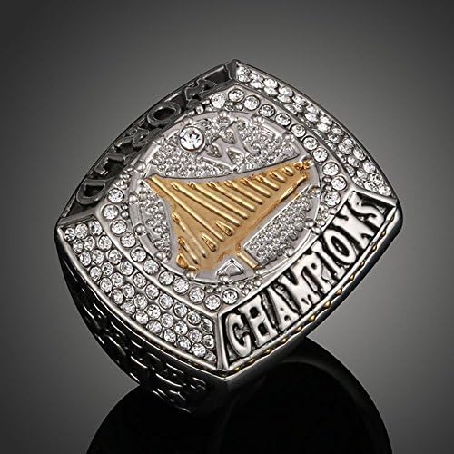 2015 Golden State Warriors Round Type Basketball Replica Championship Ring (gold, 9)