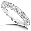 1ct TW Round Brilliant Diamond Band in 14k White Gold