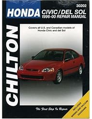 Honda Civic/del Sol, 1996-2000 (Chiltons Total Car Care Repair Manual)