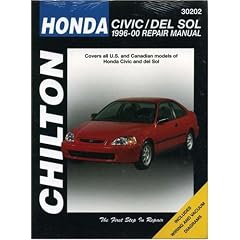Honda Civic/Del Sol 1996-2000 (Chilton Total Car Care Automotive Repair Manuals)