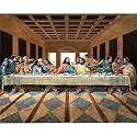 Black Last Supper Art Print Poster religious Jesus GOD - 16x20