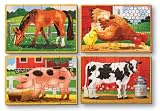 Melissa & Doug Deluxe Farm in a Box Jigsaw Puzzles