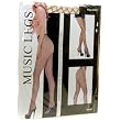 Music Legs Seamless Diamond Net Panty Hose - Nude