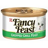 Fancy Feast Gourmet Cat Food, Chopped Grill Feast, 3-Ounce Cans (Pack of 24) by Fancy Feast