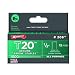 Arrow Fastener 208 Genuine T20 1/2-Inch Staples, 1,000-Pack