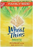 Wheat Thins, Reduced Fat, Family Size, 14.5-Ounce Boxes (Pack of 6)
