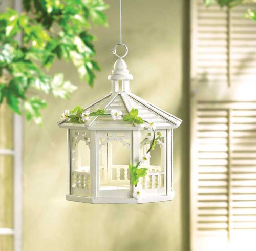 White Gazebo Birdfeeder