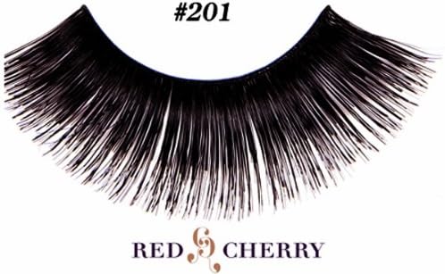 Red Cherry False Eyelashes (Pack of 10 pairs) (201)