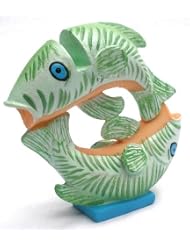 Zodiac Astrology Themed Unique Novelty Decorative Eyeglasses Holder - Pisces The Fishes by 