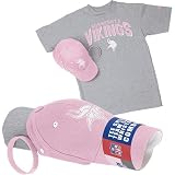 Minnesota Vikings Girl's 7-16 Shirt and Hat Combo Pack