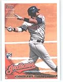 2010 Topps LIMITED EDITION HTA Holiday Factory Set Rookie Variation Baseball Card # RC5 Carlos Santana (Cleveland Indians) MLB Trading Card in a Protective Screwdown Case