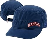 Kansas Jayhawks Women's New Era Military Adjustable Hat