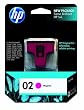 Original HP 02 Magenta Ink Cartridge in Retail Packaging