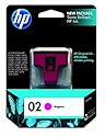 Original HP 02 Magenta Ink Cartridge in Retail Packaging