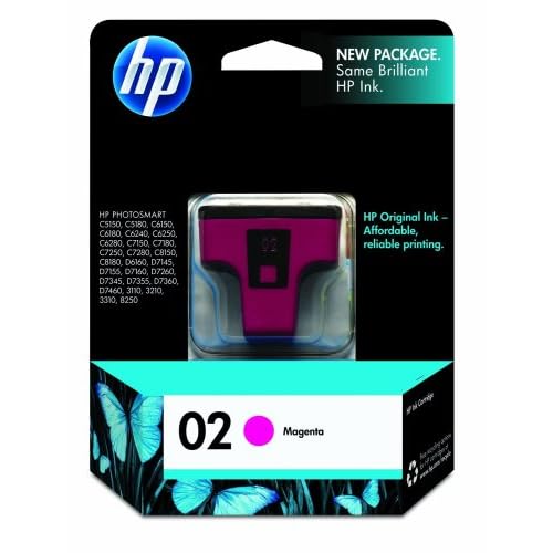 HP 02 Magenta Ink Cartridge for HP Photosmart Printersthumbnail