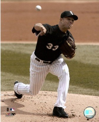 Javier Vasquez Chicago White Sox Pitching 8x10 Photo