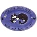 Our Name Is Mud Blue Everything Tastes Better with Cat Hair Serving Platter