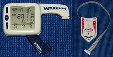 Warrior Digital Body Fat Caliper with FREE OrbiTape Body Tape Measure