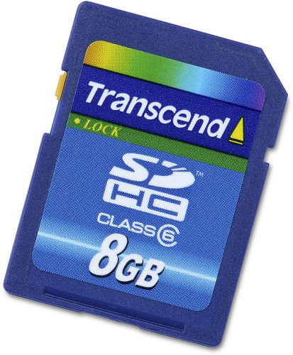 Buy Now at Amazon.com: Transcend SDHC Memory Card 8GB