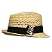 511UfEjs0NL. AA75  GORGEOUS TAN STRAW SHORT BRIM FEDORA W/ GEM TRIM