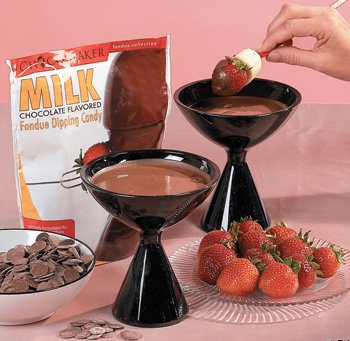 Personal Fondue Set for Two - Romantic Valentine's Day Gift by BaCakes, Inc.