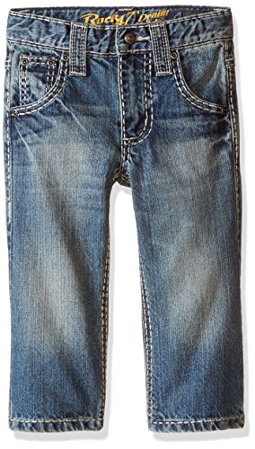 Wrangler Little Boys' Rock 47 by Slim Fit Boot Cut Jean