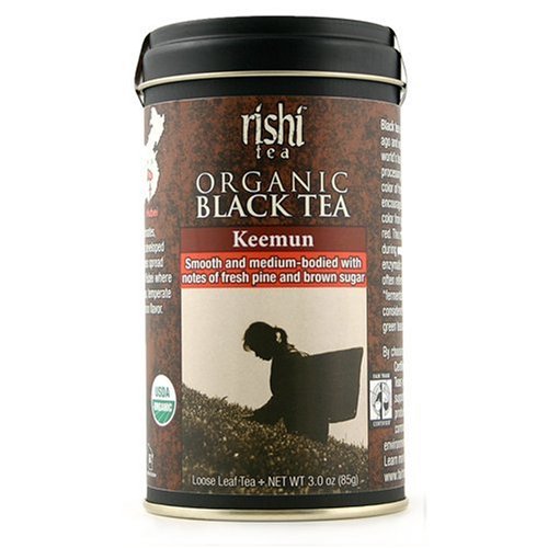 Rishi Tea Organic Keemun Loose Tea, 3-Ounce Tins (Pack of 3) by Rishi Tea