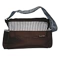 Canvas Messenger Diaper Bag- Sea Breeze
