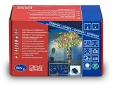 Konstsmide 3630-500 Micro LED Lichterkette (80 bunte Dioden, Multifunktion, 24V Au&szlig;entrafo, 2.4W, schwarzes Kabel)