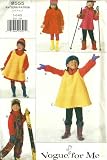 Childrens Dress, Top, Jumper, Jumpsuit Leggings (Vogue For Me Sewing Pattern 9555, Size:5,6,6X)
