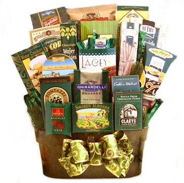 Best Impressions Gourmet Snack Food Basket - Great Mothers Day Gift Idea