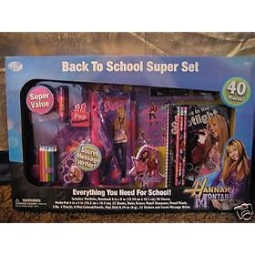 Hannah Montana 40 Piece Back to School Super Set by