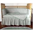 Tadpoles Sage Green Toile 4 Piece Crib Bedding Set