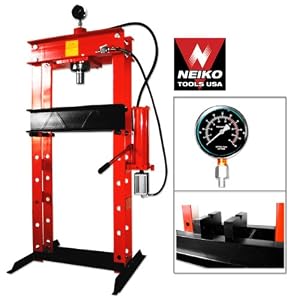 Neiko Tools USA Heavy Duty 30 ton Pneumatic Press, H-Type by 