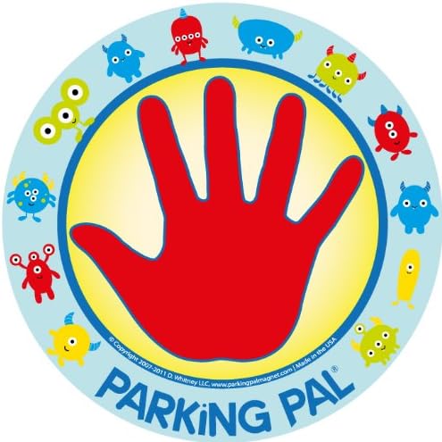 Parking Pal Car Magnet - Parking Lot Safety for Children (Monster)
