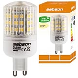 Details zu "G9 48 SMD LED (Warm-Wei&szlig; - 48 x 3528 SMD LED - 360&ordm; Abstrahlwinkel - G9 Sockel - 230V AC - 3,0W - &Oslash;32&times;68mm)"