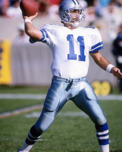 DANNY WHITE DALLAS COWBOYS 8X10 SPORTS ACTION PHOTO (I-1)