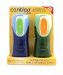 Contigo Autoseal Kids 14-Ounce Trekker Cup, Green/Blue, Set of 2