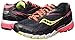 Saucony Women's Ride 8 Running Shoe, Mid/Coral/Citron, 9.5 M US