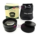 cheap 55mm 2X Tele Photo Lens for Digital Cameras & Camcorders