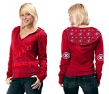 Montreal Canadiens Women's Deep V-Neck Fleece Hoodie Pullover - by Alyssa Milano - X-Large
