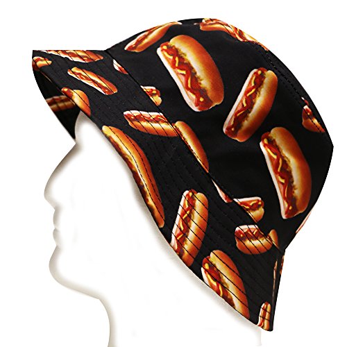 hot dog bucket hat