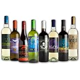 Halloween Glow in the Dark Wine Bottle Label Stickers (8 Labels)