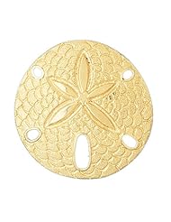 CleverEves 14K Gold Pendant Sand Dollar 17.3 - Gram(s)