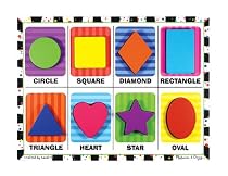 Melissa and Doug Shapes - Chunky Puzzle